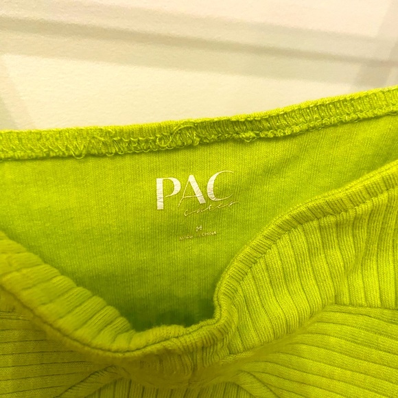 PacSun neon green croptop size Medium - Picture 4 of 4